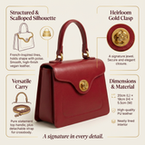 Vérane Petite Vintage Structured Top Handle