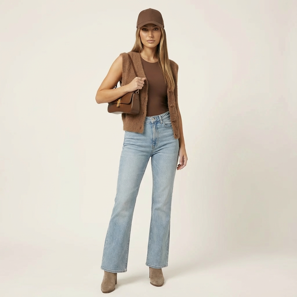 Noëlle Compact Sculpted Leather Baguette Bag