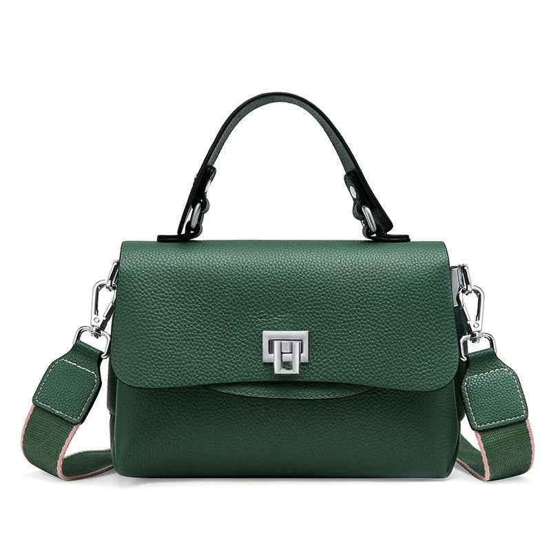 Alvienne Envelope Structured Leather Top Handle - Vellegra