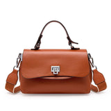 Alvienne Envelope Structured Leather Top Handle - Vellegra
