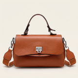 Alvienne Envelope Structured Leather Top Handle - Vellegra