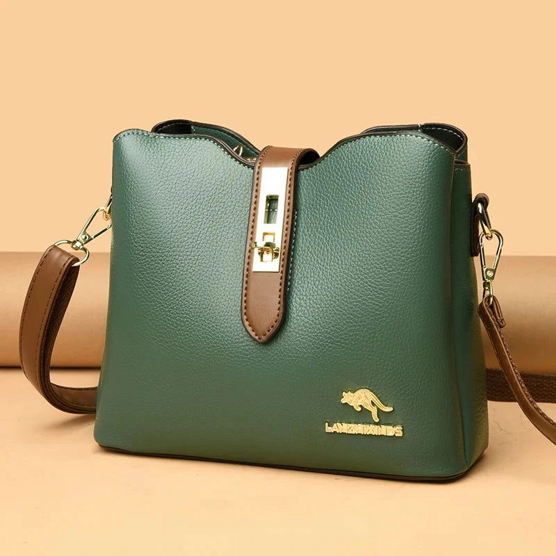 Amira Lock Strap Crossbody - Vellegra
