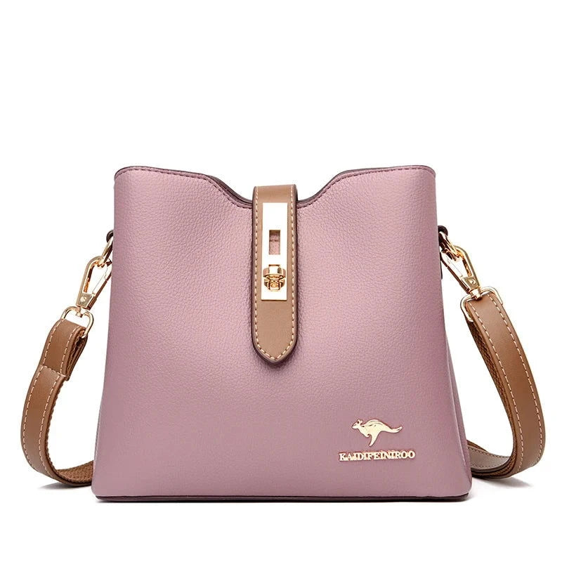Amira Lock Strap Crossbody - Vellegra