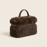 Arvelle Fur-Charm Mini Box Bag - Vellegra