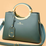 Aurielle Halo Handle Satchel Bag - VELLEGRA