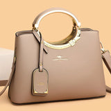 Aurielle Halo Handle Satchel Bag - VELLEGRA