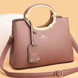 Aurielle Halo Handle Satchel Bag - VELLEGRA