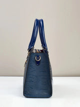 Avelisse Croc Structured Satchel - Vellegra