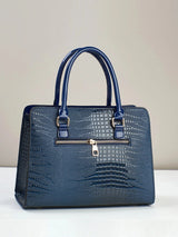 Avelisse Croc Structured Satchel - Vellegra