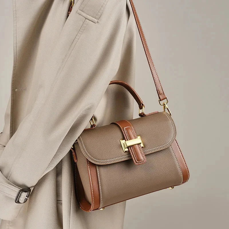 Averra Leather Satchel - Vellegra