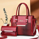 Bellamy Gloss Two-Piece Tote Set - Vellegra