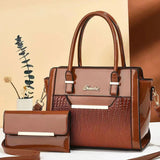 Bellamy Gloss Two-Piece Tote Set - Vellegra