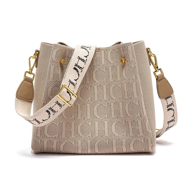 Calysa Lettered Bucket Bag - Vellegra