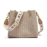 Calysa Lettered Bucket Bag - Vellegra