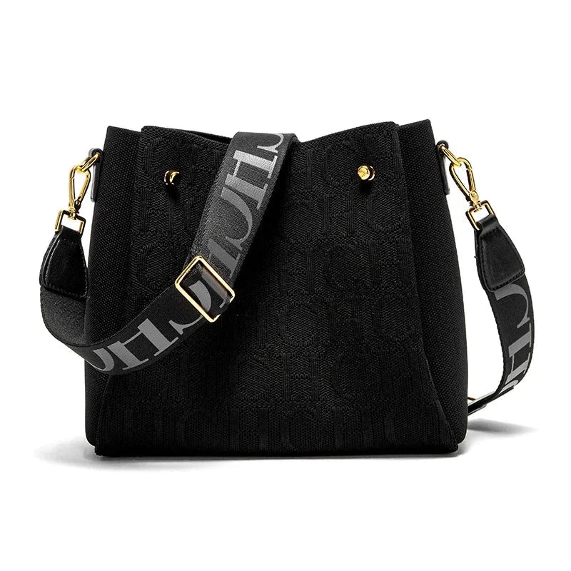Calysa Lettered Bucket Bag - Vellegra