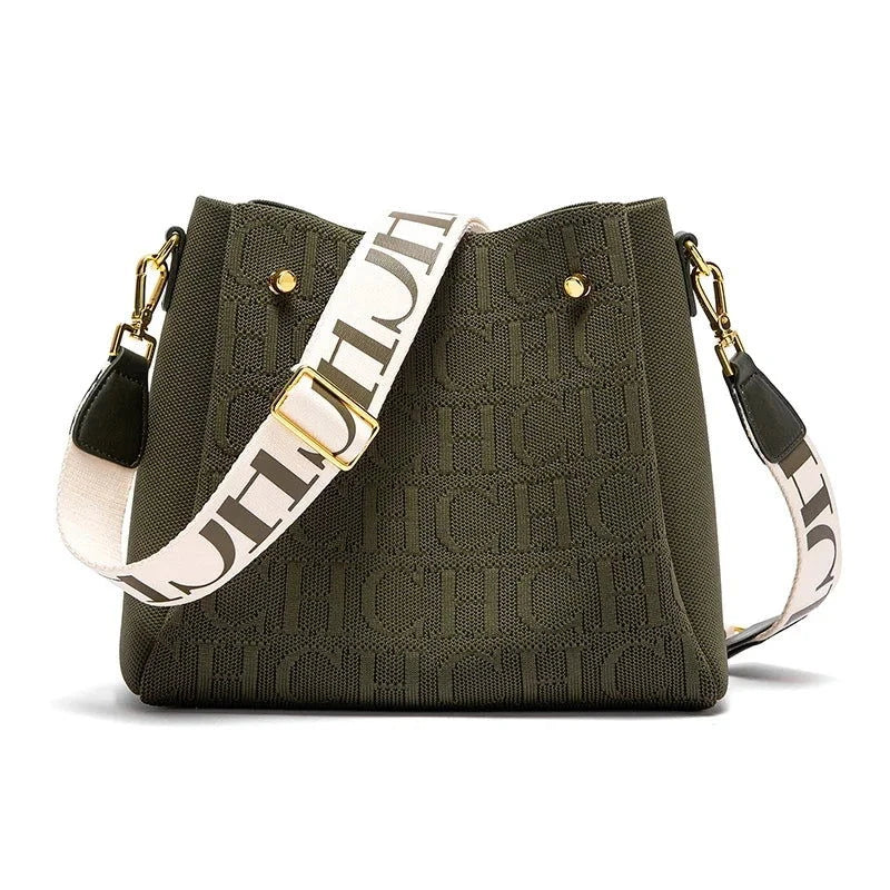 Calysa Lettered Bucket Bag - Vellegra