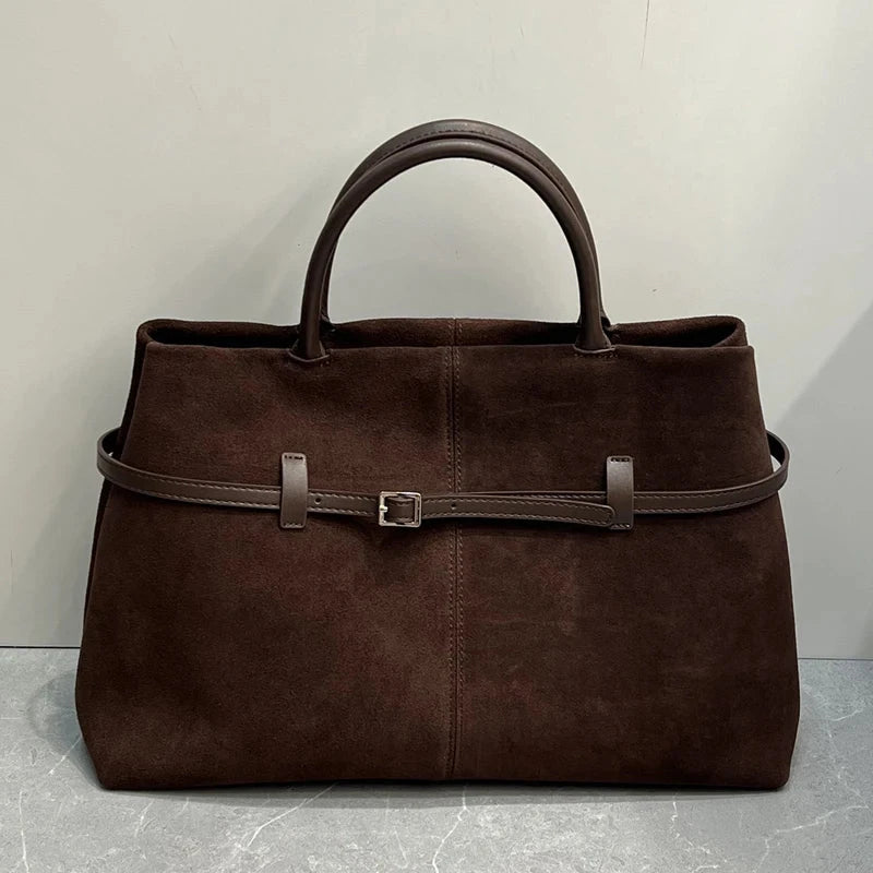 Cambrelle Suede Carryall - Vellegra