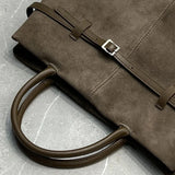 Cambrelle Suede Carryall - Vellegra