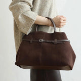 Cambrelle Suede Carryall - Vellegra