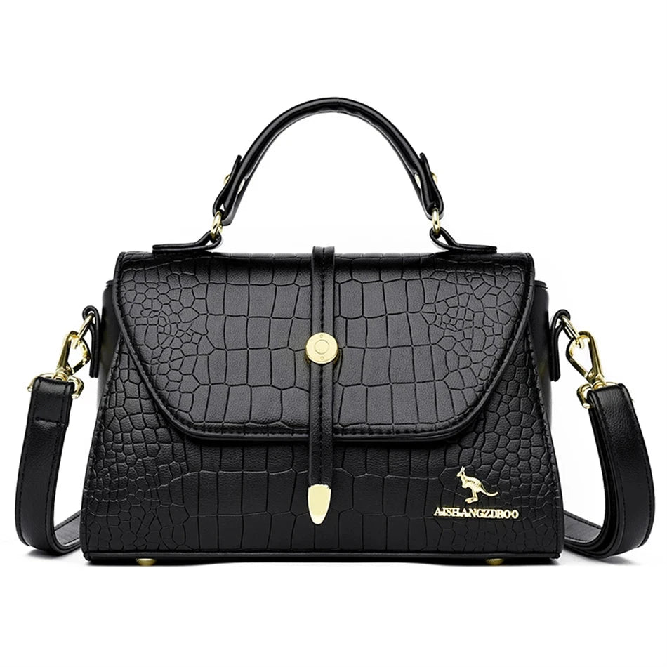 Cirella Croc Mini Satchel - Vellegra