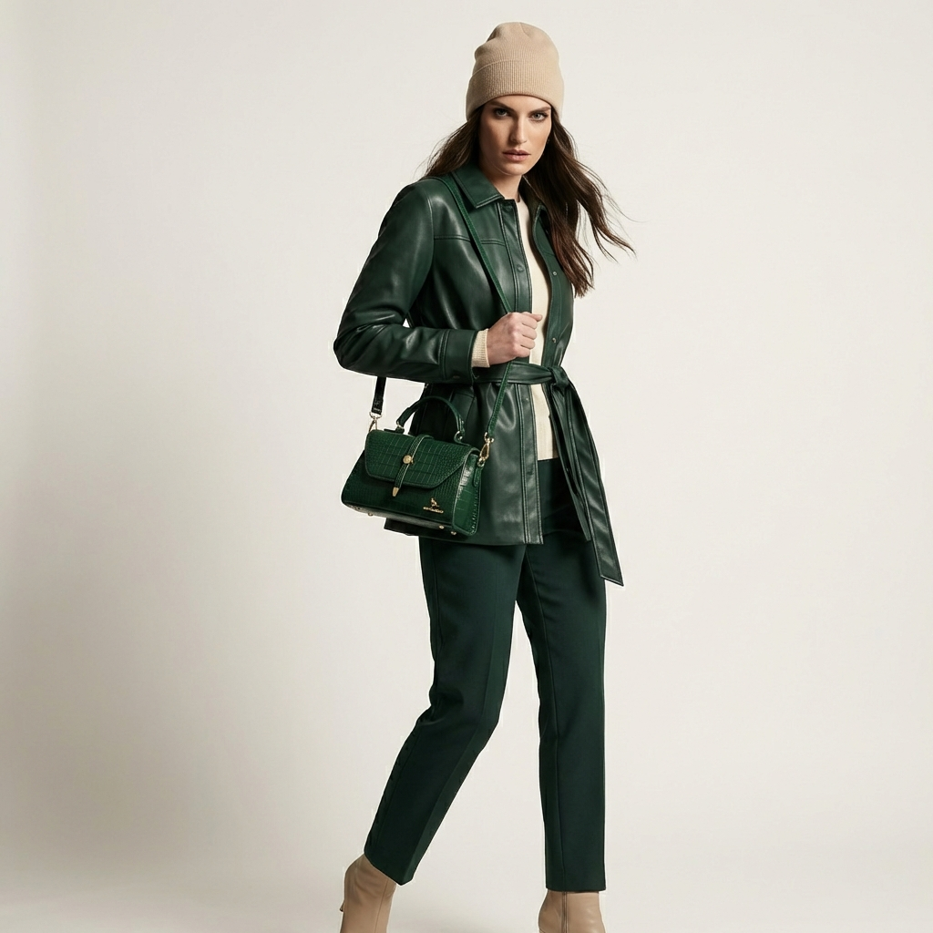 Cirella Croc Mini Satchel - Vellegra