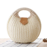 Solaya Rattan Shell Tote