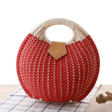 Solaya Rattan Shell Tote