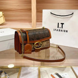 Lorena Contrast Chain Crossbody - Vellegra