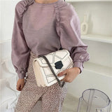 Lyra Rivet Flap Chain Bag - Vellegra