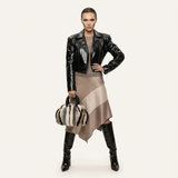 Lysarre Braided-Handle Fur Satchel - Vellegra