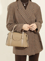 Marisse Atelier Structured Leather Satchel Bag - Vellegra