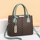Monogram Emblem Top Handle Tote - VELLEGRA