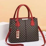 Monogram Emblem Top Handle Tote - VELLEGRA