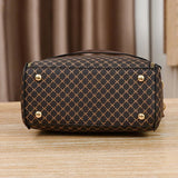 Monogram Flip Clasp Bucket Crossbody - VELLEGRA