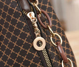 Monogram Flip Clasp Bucket Crossbody - VELLEGRA