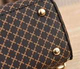 Monogram Flip Clasp Bucket Crossbody - VELLEGRA