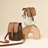 Multi-Zip PU Crossbody Bag for Everyday Essentials - Vellegra