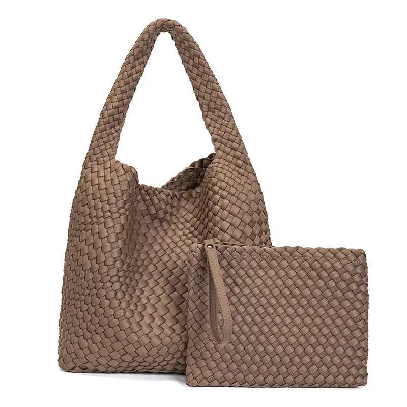 Naelora Woven Hobo Set - Vellegra