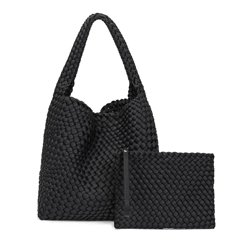 Naelora Woven Hobo Set - Vellegra