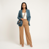 Naevora Jacquard Bow Satchel - Vellegra