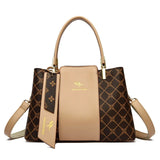 Ornate Print Dual Strap Tote - VELLEGRA