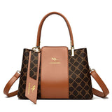 Ornate Print Dual Strap Tote - VELLEGRA