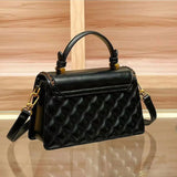 Renalla Quilted Chain Satchel - Vellegra