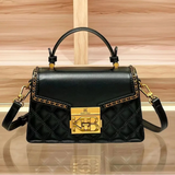 Renalla Quilted Chain Satchel - Vellegra