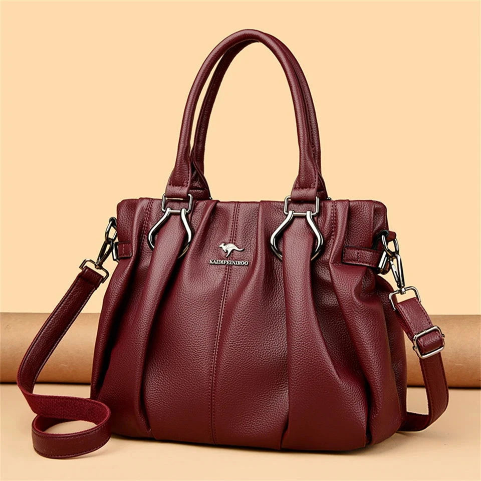 Renira Pleated Soft Tote - Vellegra