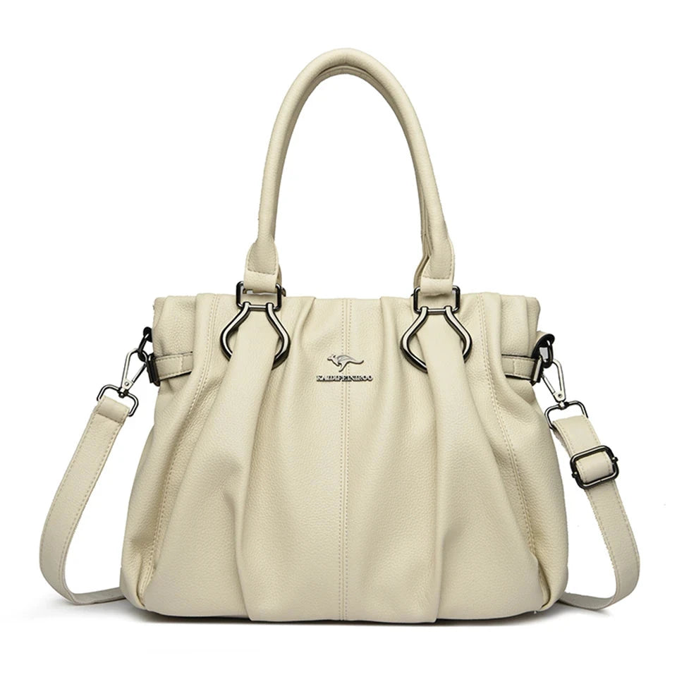 Renira Pleated Soft Tote - Vellegra