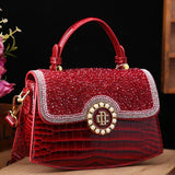 Roselune Crystal Shell Bag - Vellegra