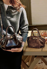 Mirette Sculpted Leather Tote