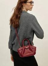 Mirette Sculpted Leather Tote