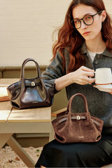 Mirette Sculpted Leather Tote
